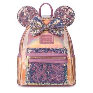 Loungefly Minnie Mouse EARidescent Mini Backpack